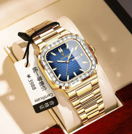 Men's Diamond Quartz Watch