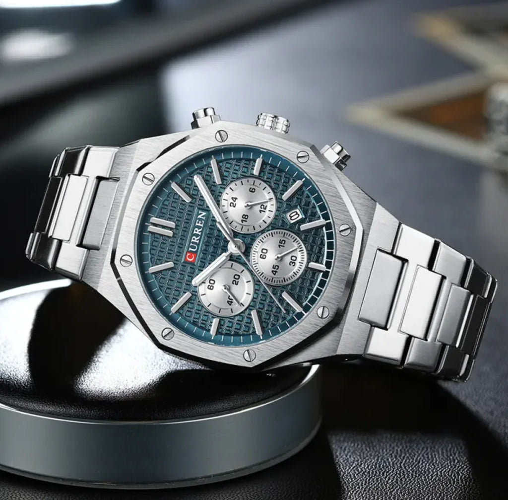 Men's Octagonal Quartz Watch