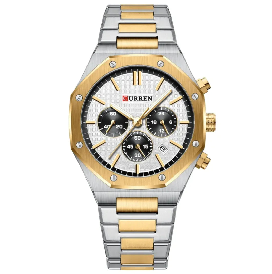 Men's Octagonal Quartz Watch