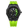 Men's Forged Hollow Waterproof Wheel Design Quartz Watch