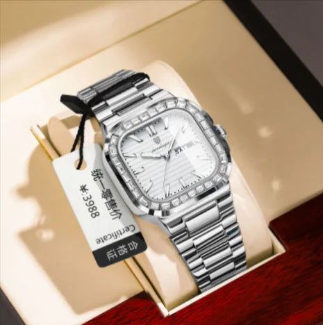 Men's Diamond Quartz Watch