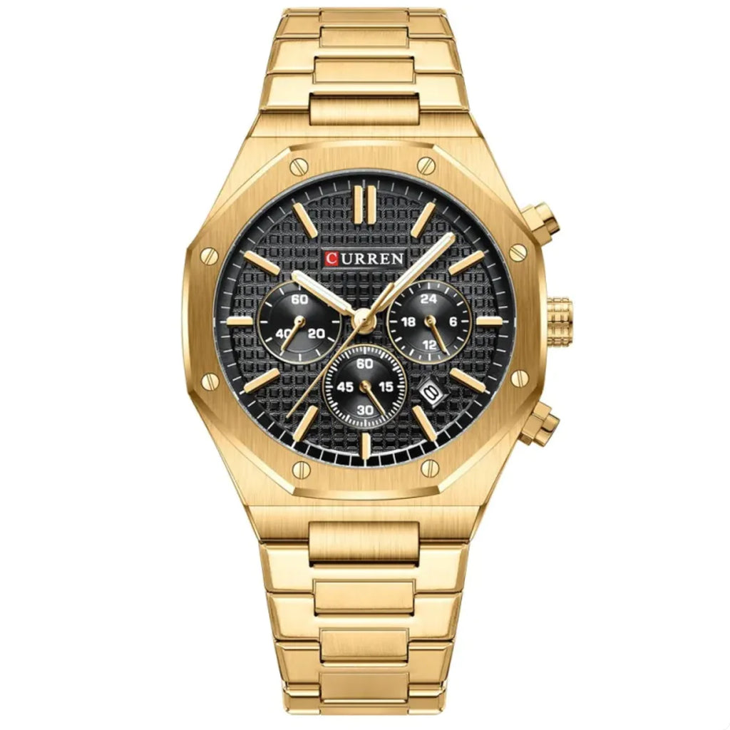 Men's Octagonal Quartz Watch