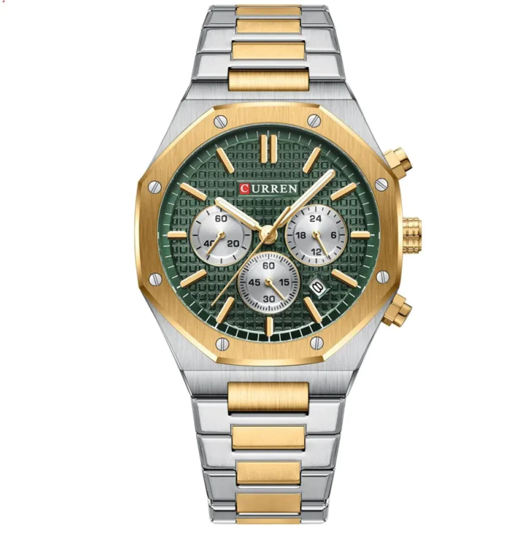Men's Octagonal Quartz Watch