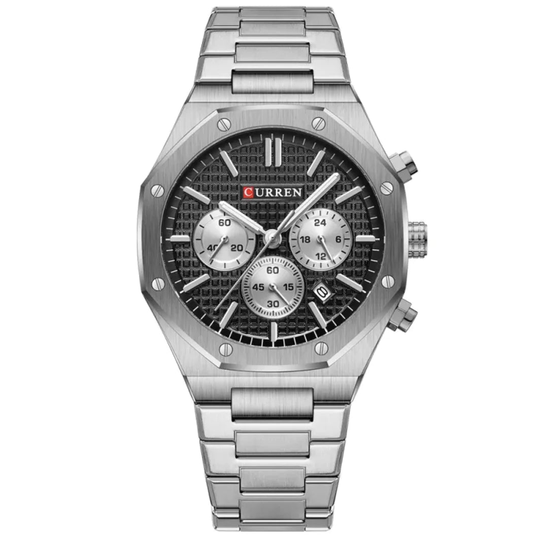 Men's Octagonal Quartz Watch