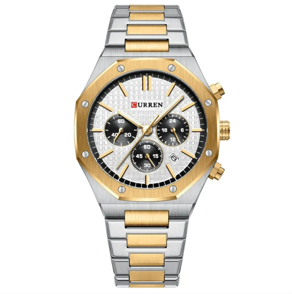 Men's Octagonal Quartz Watch