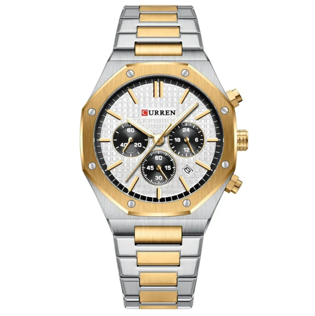 Men's Octagonal Quartz Watch