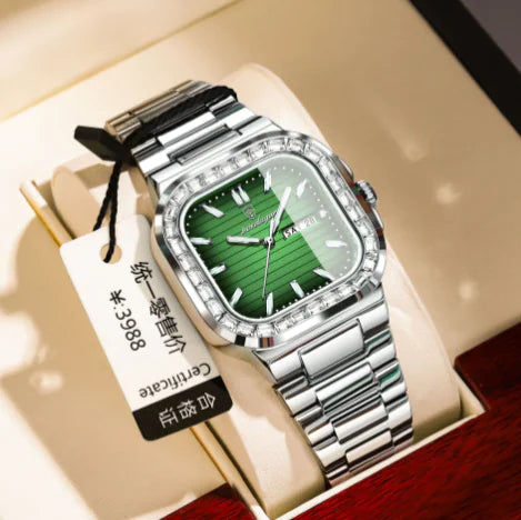Men's Diamond Quartz Watch