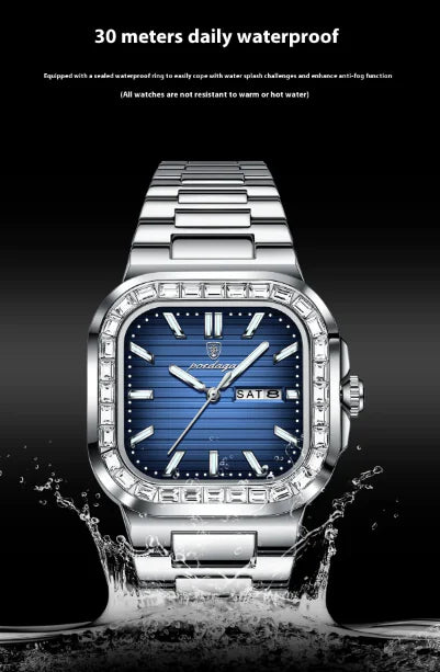 Men's Diamond Quartz Watch