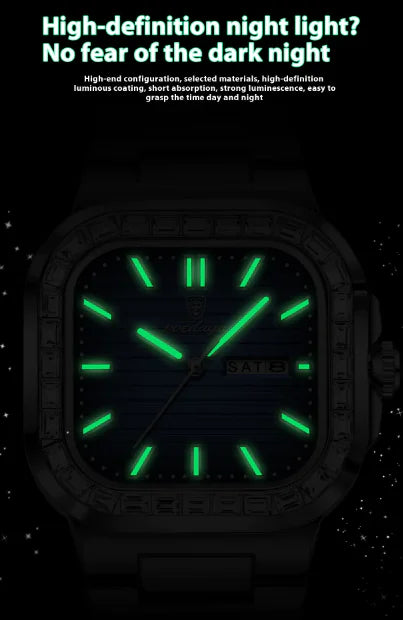 Men's Diamond Quartz Watch